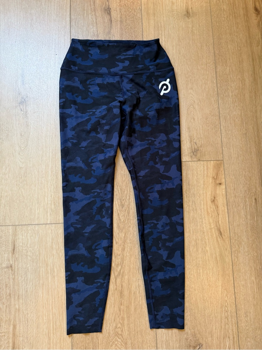 Peloton Dark Blue Reversible High-Rise Leggings